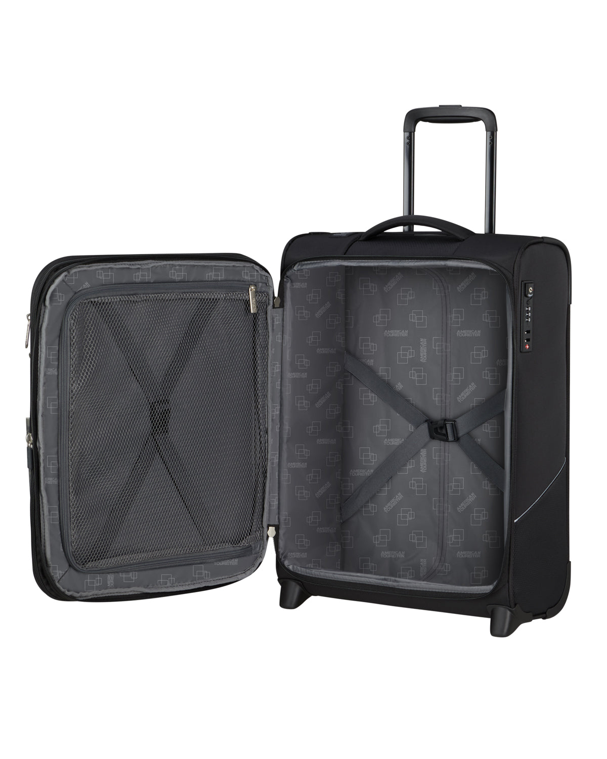 Handbagage Koffer 2 wielen 55x40x20 cm american toerister