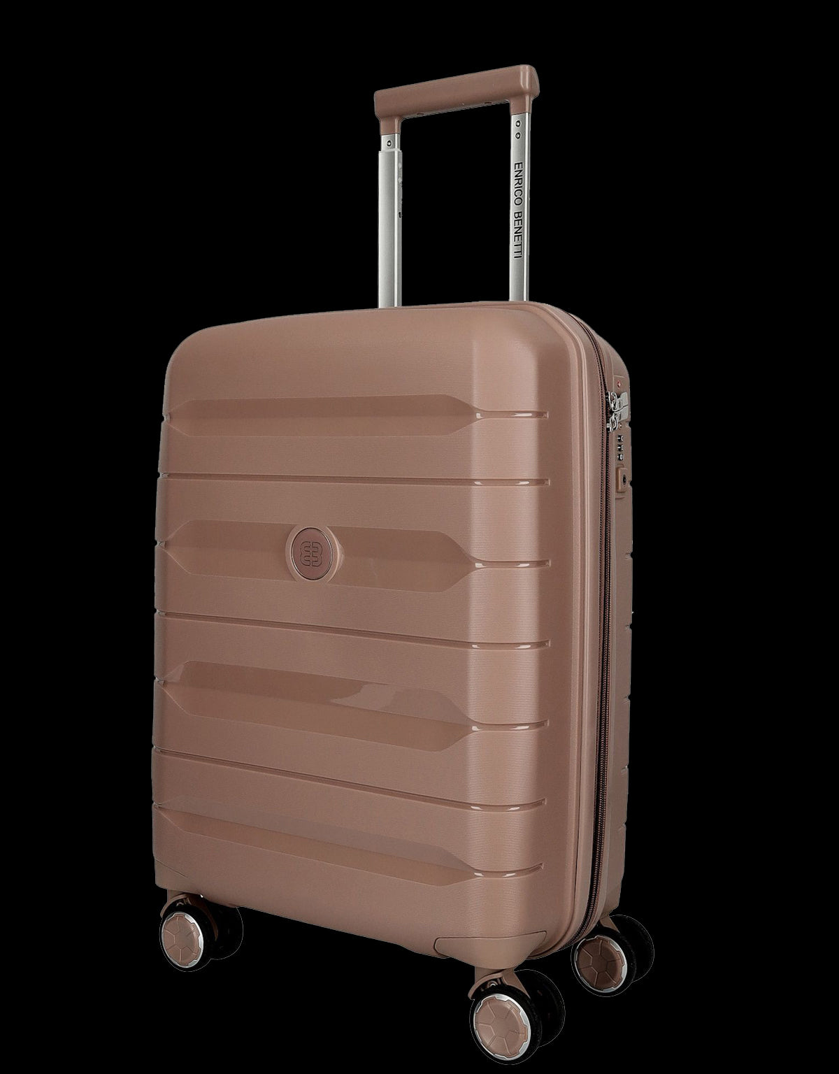 Zalm roze Handbagage koffer 55x39x22cm