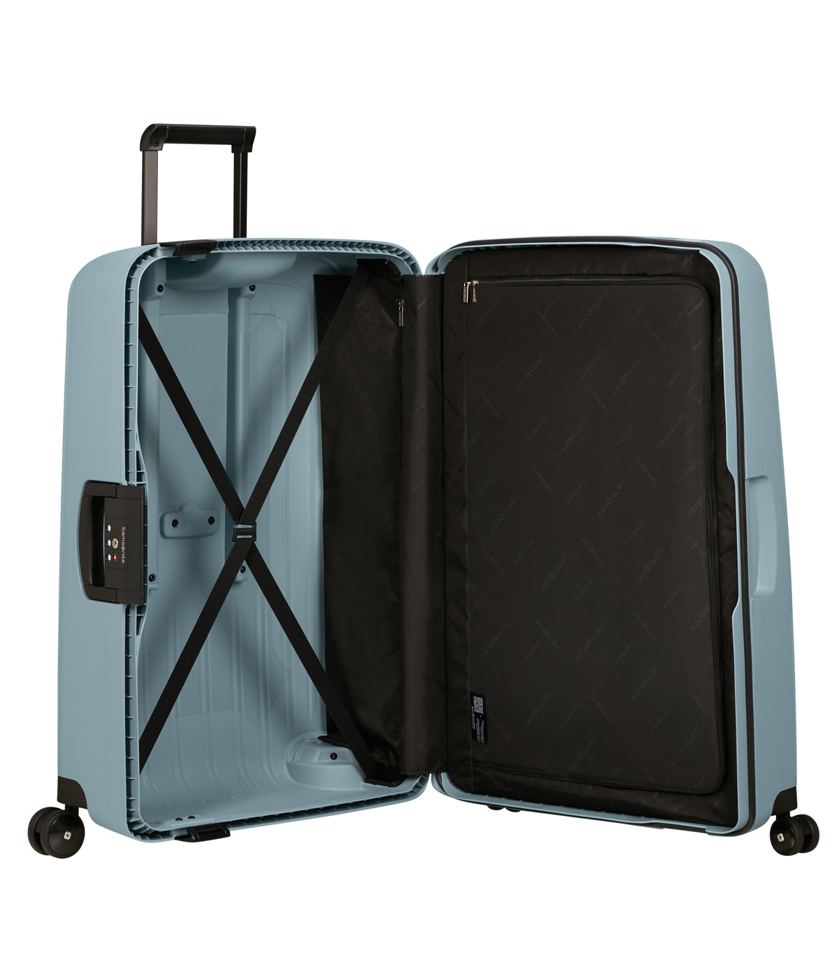 Koffer Samsonite geschikt voor 20 t/m 25 kg (icy Blue)