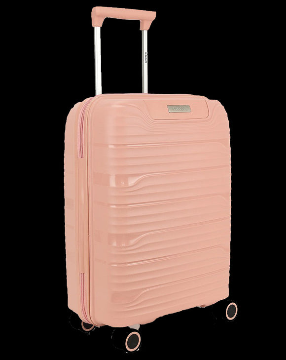 zebra Inademen Leeg de prullenbak Handbagage koffer roze Lichtgewicht Decent | Kofferkopen.nl