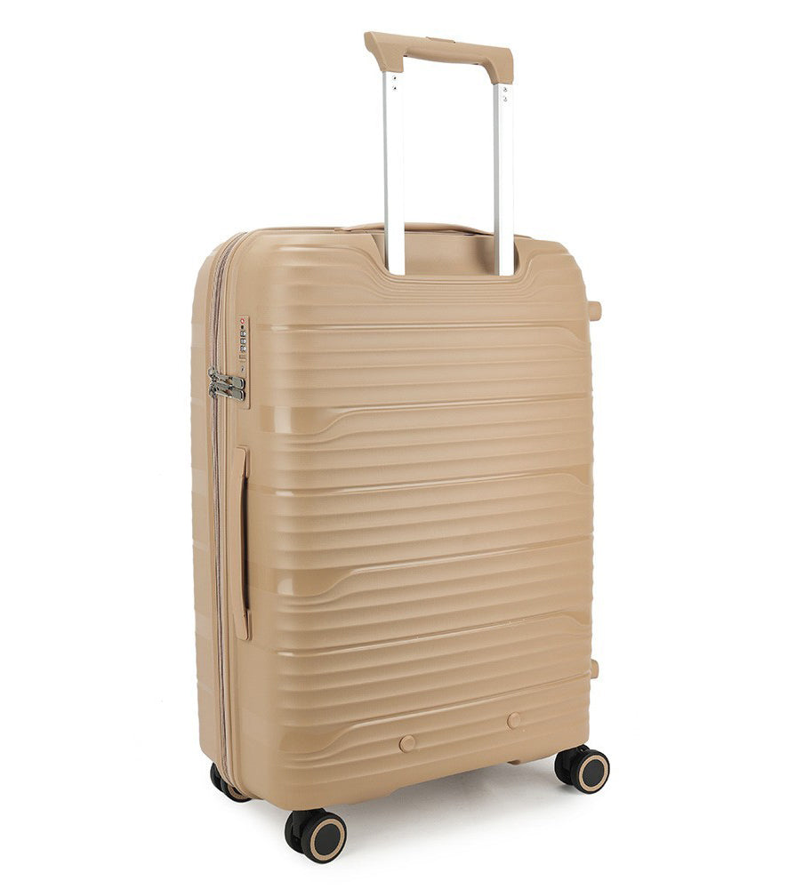 Handbagage koffer champagne 55x36x22 cm