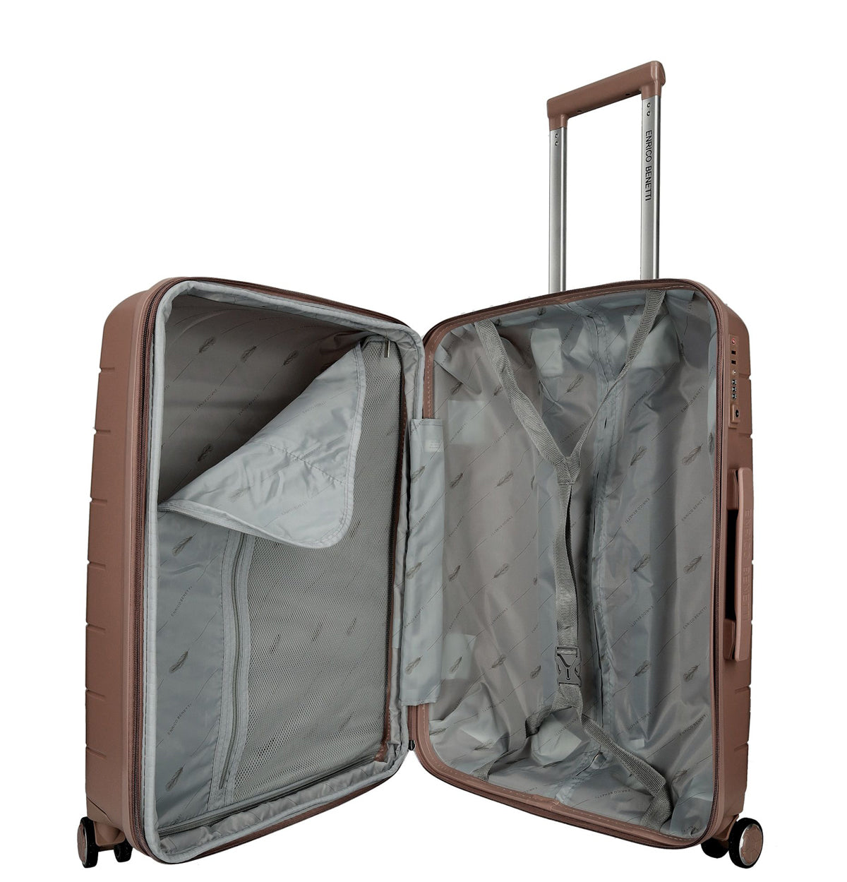 Zalm roze Handbagage koffer 55x39x22cm