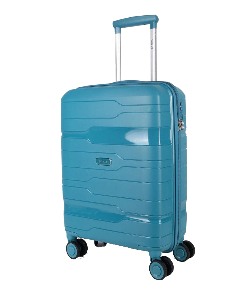 Handbagage koffer 55x40x20 cm Petrol