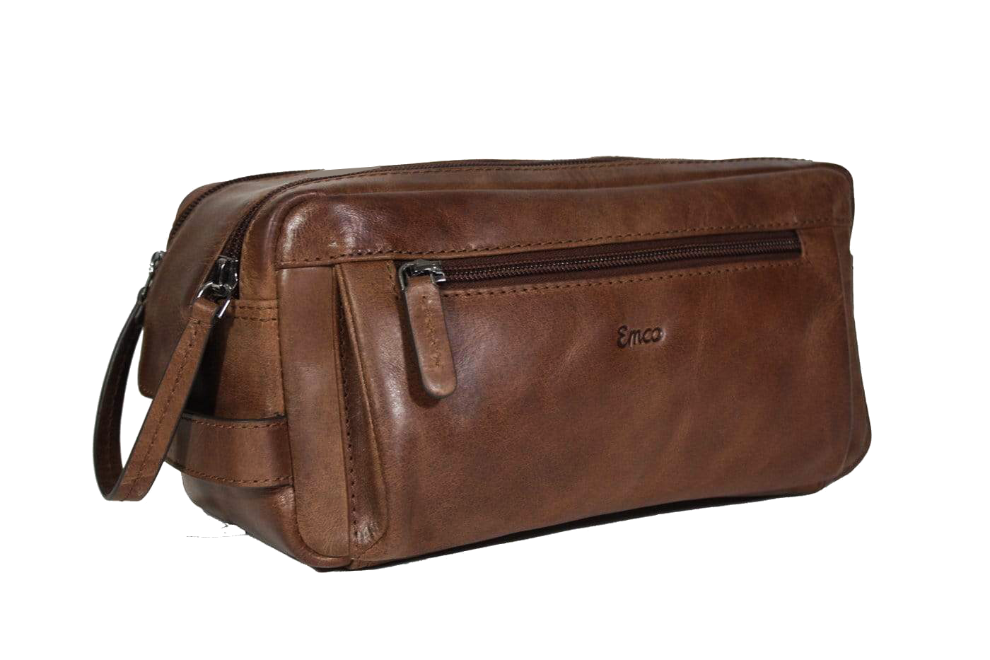 Kofferkopen.nl - Toilettas leer Vintage Brown Emco Premium Collection - accessoire - 